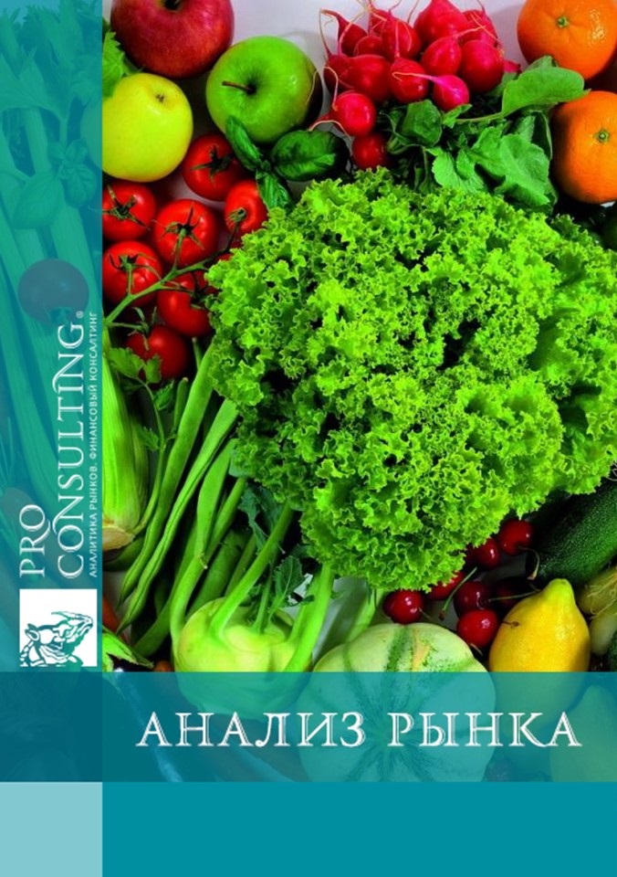 Реферат: Исследование украинского рынка сельскохозяйственной и пищевой продукции